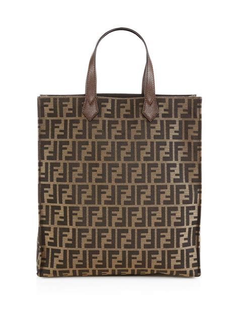 fendi monogram pattern|Fendi monogram shopper tote.